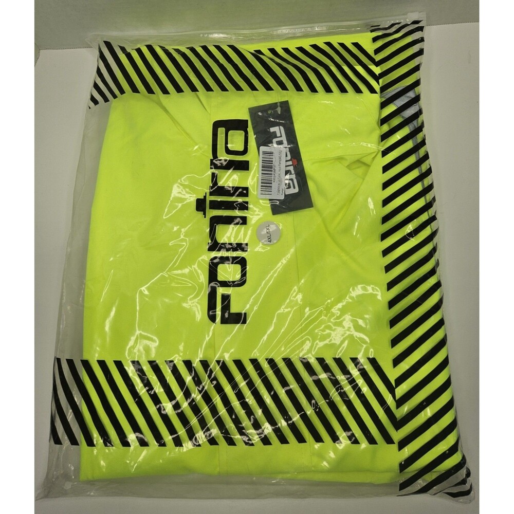 NEW FONIRRA Hi-Vis Rain Suit with Packable Hood, Reflective Safety 4XL 5XL